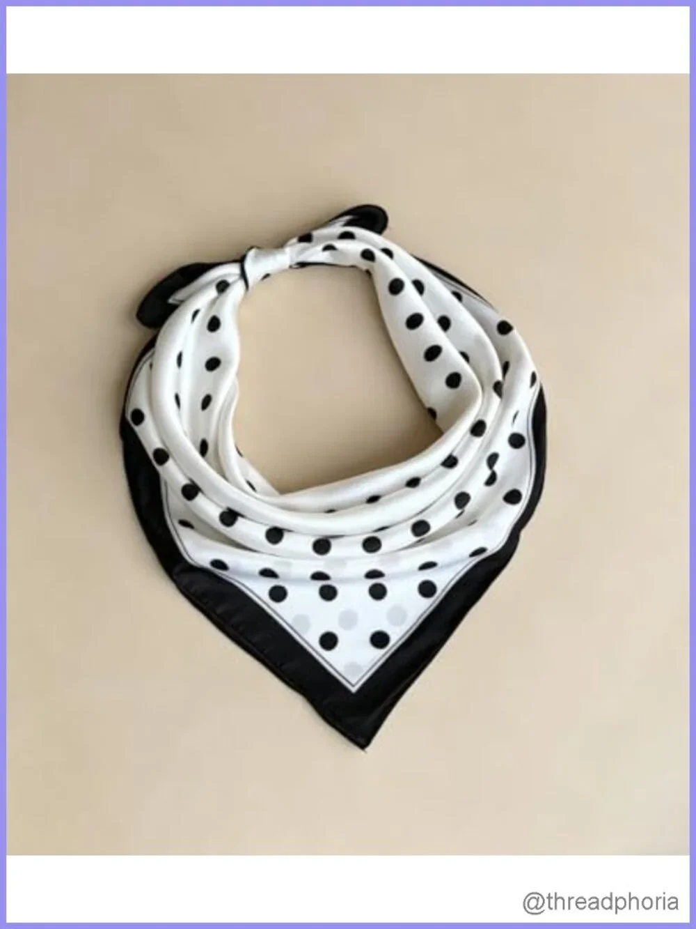 Faux Silk Satin Square Scarf 27.5
